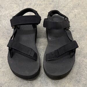 Teva Black Adjustable Sandals